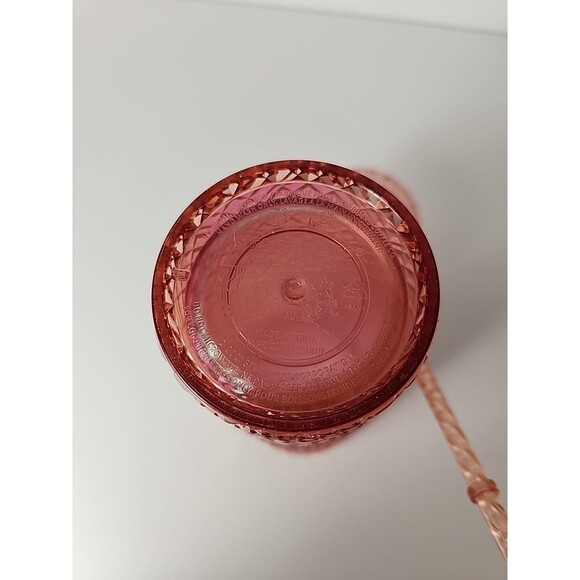 2021 Starbucks Holiday Jeweled Studded Tumbler Cup Venti 24OZ Rose Gold - Picture 6 of 7